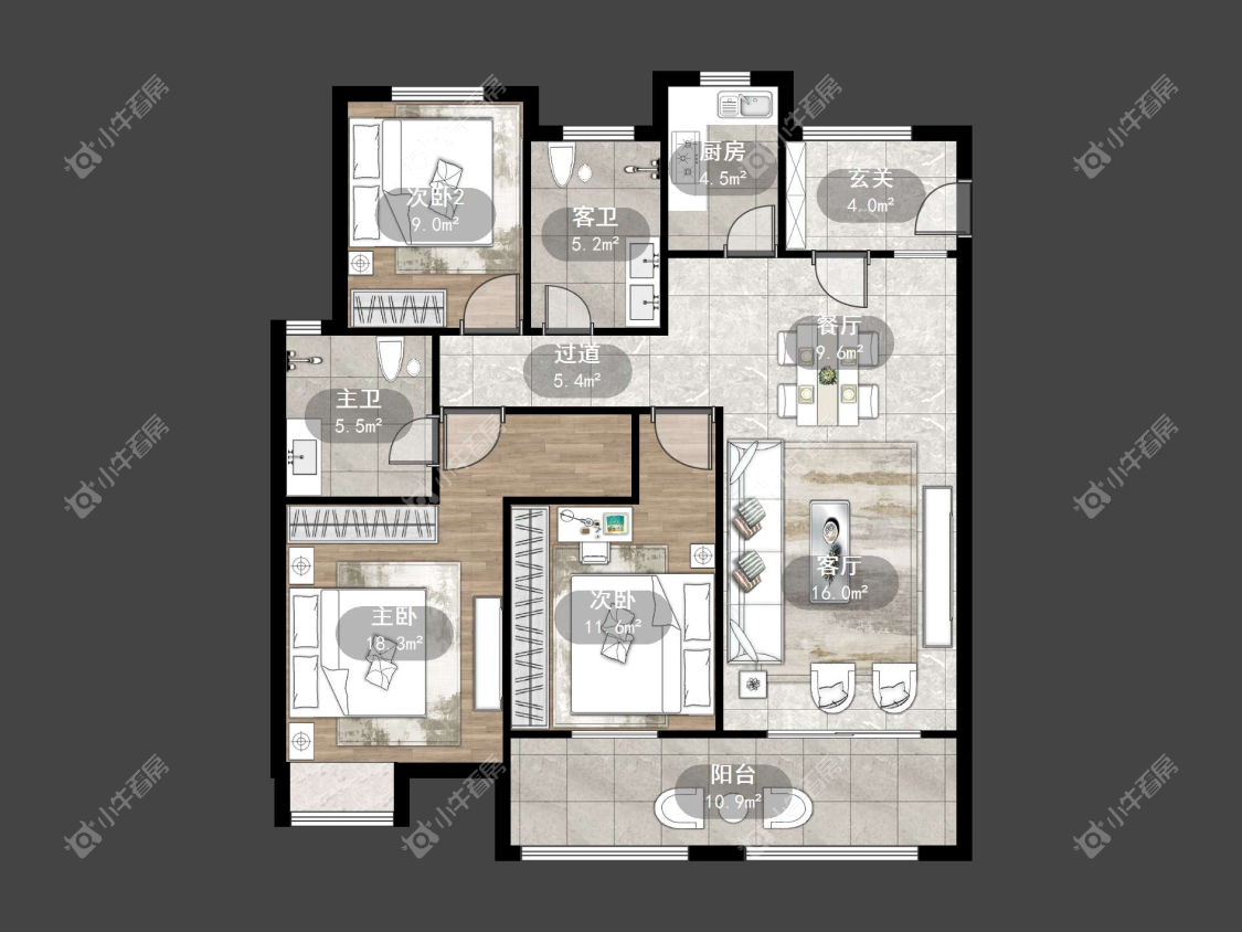 镇江上善雅苑在售二手房源户型图_小牛看房