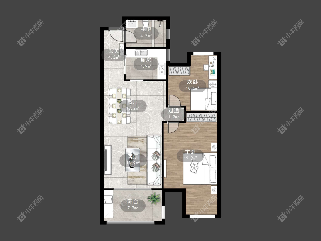 镇江锦绣熙城在售二手房源户型图_小牛看房