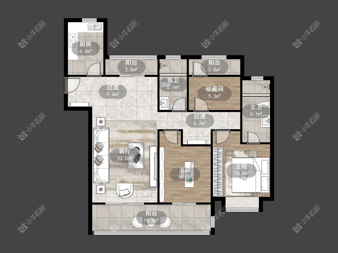 镇江爱家尚城在售二手房源户型图_小牛看房