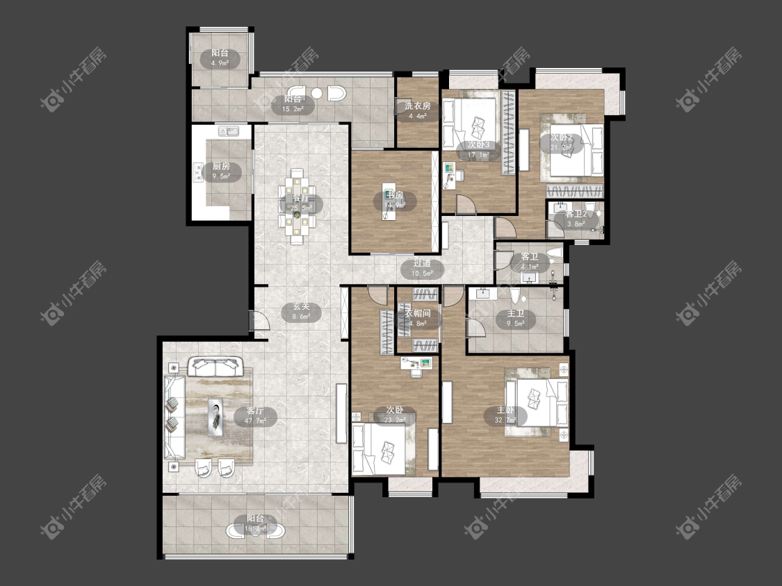 镇江碧桂园在售二手房源户型图_小牛看房