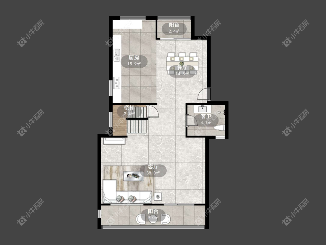 镇江天波城在售二手房源户型图_小牛看房