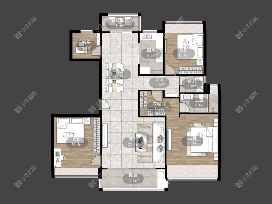 镇江碧桂园樾府在售二手房源户型图_小牛看房